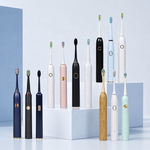 Nuevo Diseño, Cepillo de Dientes Eléctrico Recargable con Cabezales de Bambú para Adultos, Uso Doméstico, Larga Duración de la Batería - Product Image 6