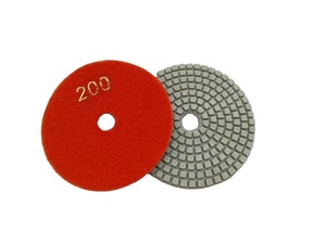 4 pollici vendita calda diamante strumenti abrasivi bagnato lucidatura pastiglie per cemento granito pietra di marmo macinazione - Product Image 3