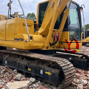 Komatsu รถขุดดินระบบไฮดรอลิกแบบ PC110รถแบคโฮตีนตะขาบญี่ปุ่น11ตันกระปุกเกียร์เครื่องยนต์หลักสำหรับก่อสร้าง - Product Image 1