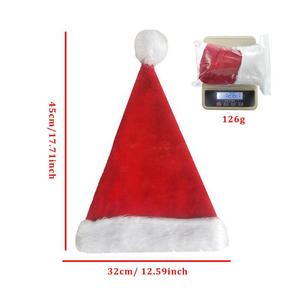 Sombrero de Papá Noel LED para fiesta Sombrero de Navidad divertido para disfraces Hecho en China - Product Image 6