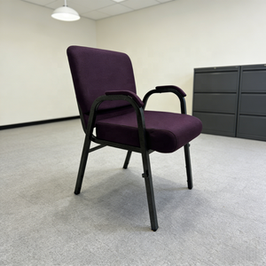 Silla de Iglesia de Alta Calidad con Estructura de Hierro Resistente y Duradera, con Reposabrazos, para Capilla, Culto Cristiano, Venta al Por Mayor - Product Image 1