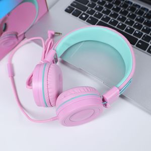 Audífonos Infantiles Ligeros con Cable, Estilo Macaron, con Micrófono, Plegables, 3.5mm, Casco de Audio - Product Image 5