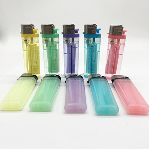 Encendedor personalizado chino cige rette Flint encendedor Cigarrillos de plástico Gas fuego CLÁSICO Feuerzeug llama encendedores de cigarrillos delgados - Product Image 3