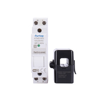 Medidor monofásico con CT, monitor remoto WiFi inteligente, medidor de energía inteligente, interruptor WiFi inteligente con medidor de potencia