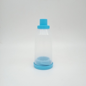 <span class=keywords><strong>Inhalateur</strong></span> à valve pour enfants atteints d'asthme, <span class=keywords><strong>doseur</strong></span>, espaceur, masque jetable pour enfants en PVC de qualité médicale, antistatique, 170 ml - Product Image 4