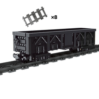 Nouveau Design briques créatives RC Locomotive à vapeur électrique Train modèle bricolage blocs de construction télécommande Train RC jouets