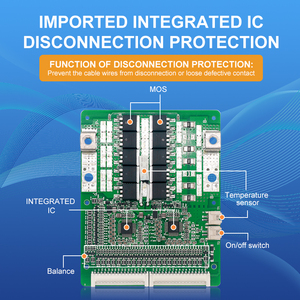 TDT 12V/24V/36V/48V/60V/<span class=keywords><strong>72V</strong></span>/84V/96V BMS 3S 4S 7S 8S 10S 13S 16S 32S Hệ Thống Quản Lý Pin Li-ion 20A/30A/40A/50A Lifepo4 Bms - Product Image 3