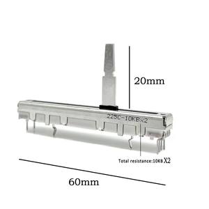 Serie S45 ALPS Original Pioneer <span class=keywords><strong>DJM</strong></span> Serie Vertical Fader Potenciómetro Road 350 400 <span class=keywords><strong>500</strong></span> 600 700 800 900 2000 1234 Canal - Product Image 1