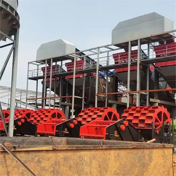 Düşük maliyetli komple set kum yıkama makinesi kova kum çarkı satılık hindistan'da yıkayıcı