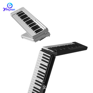Piano plegable Yinyue de 88 teclas, teclado portátil con conector para auriculares y altavoz incorporado para principiantes. - Product Image 2
