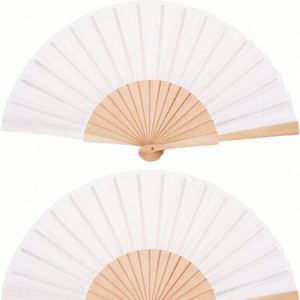 23cm Wooden Hand Fan <b>Easter</b> Souvenir Painted Fan Technique for Occasions - Product Image 1