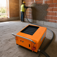 Pompe à béton haute performance, petite machine électrique à vis pour le pulvérisation de mortier pour la construction murale