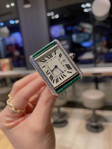 Montre mécanique automatique élégante et tendance avec lunette incrustée de diamants et bracelet en cuir de vachette multicolore au choix - Product Image 4