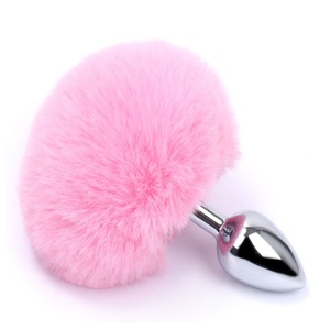 Dogtail <span class=keywords><strong>plug</strong></span> Anale In Metallo Animale del Coniglio di Coniglietto Coda <span class=keywords><strong>Butt</strong></span> <span class=keywords><strong>Plug</strong></span> per il Giocattolo Del Sesso Gioco - Product Image 5