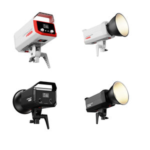 Projecteurs FOSOTO 300W COB LED, lumière vidéo 2800-6500K, éclairage de <span class=keywords><strong>studio</strong></span> pour tournage vidéo, éclairage LED pour film, photographie vidéo - Product Image 3