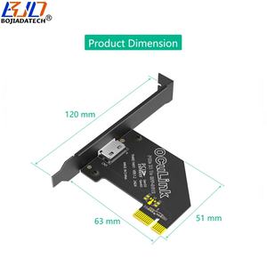 Oculink SFF-8611 SFF-8612 anschluss an PCI-E Express PCI-E 4.0 1X PCIe 3.0 X1 Adapter Riser Card für U.2 U2 NVME SSD - Product Image 3