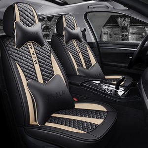 <span class=keywords><strong>Coprisedili</strong></span> in Pelle, Impermeabili, Set Completo di Coperture per Sedili <span class=keywords><strong>Auto</strong></span> Universali per 5 Posti, Berlina, SUV, Pick-up, Veicoli Elettrici - Product Image 2