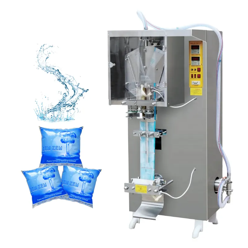Produção Automática Saco De Plástico Bebendo Saquinho Puro Enchimento De Água Pura Fazendo Máquina De Embalagem