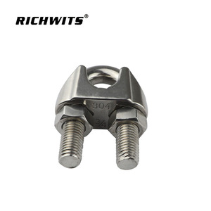 Zhibo American-Style Malleable Iron Cable <b>Clip</b> Stainless Steel U-Shaped <b>Wire</b> <b>Rope</b> <b>Clip</b> - Product Image 4