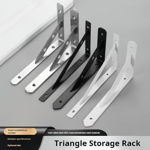 Support d'étagère triangulaire robuste Support d'étagère flottant mural à 90 degrés - Product Image 2