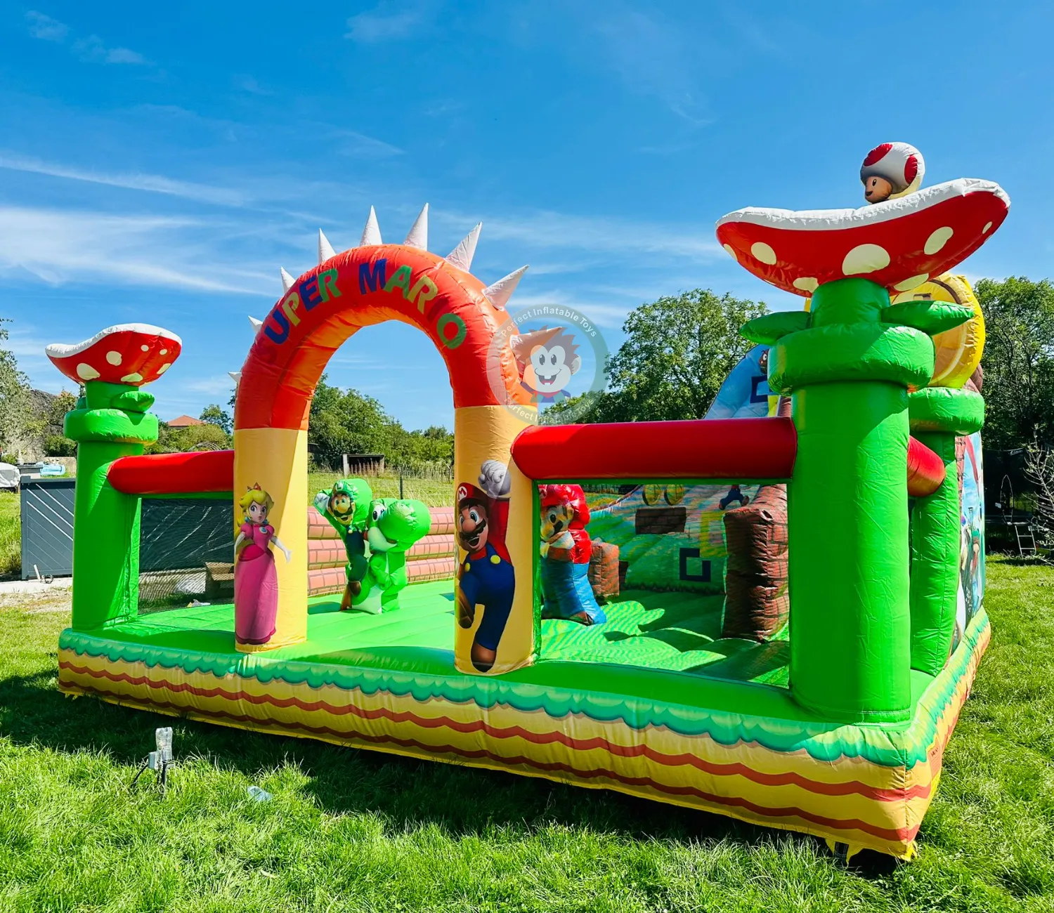 Super mario inflável bouncy castelo américa inflável bouncy castelo bouncy castelo água slide inflável