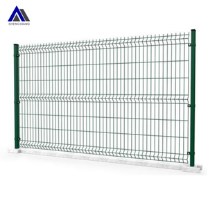 لوحة سياج مجلفنة منحنية ثلاثية الأبعاد مطلية باللون الأخضر ، سياج أمني للحديقة الخارجية للمنزل والديكور - Product Image 3