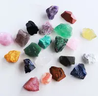 Pedras Naturais a Granel, Pedras de Cura, Cristal de Quartzo Rosa Transparente, Cristais Crus para Velas Perfumadas, Venda por Atacado