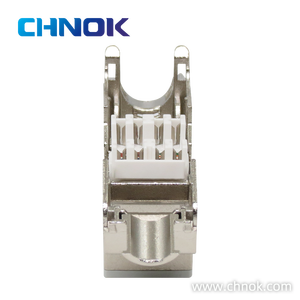 RJ45 STP <span class=keywords><strong>Cat6</strong></span> 8P8C 180 Derece Beyaz T568A/B 24-26AWG PC Gövdeli Sertifikalı -10C ila 60C Çalışma Sıcaklığına Sahip Keystone Jak - Product Image 5