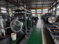 Compresseur d'hydrogène à diaphragme haute pression 50nm 3/h 20mpa 700 bar 200 bar 300 bar booster au prix d'usine