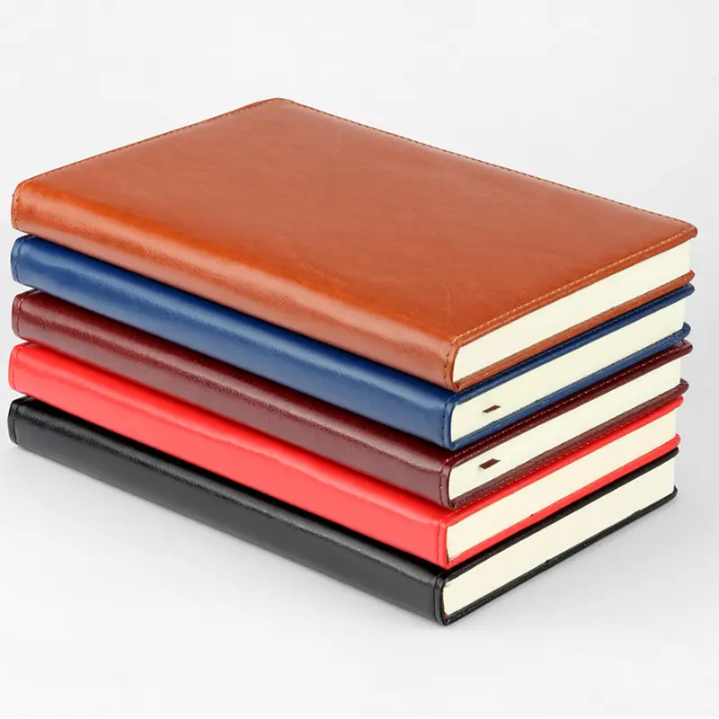 Buku catatan jumlah besar murah set buku catatan harian eksekutif antik kulit pu premium cetak notebook sampul keras