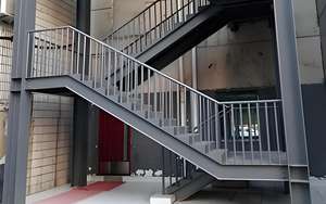 פלדה חיצונית מבנה מדרגות פלדה פלדה חיצונית - Product Image 4