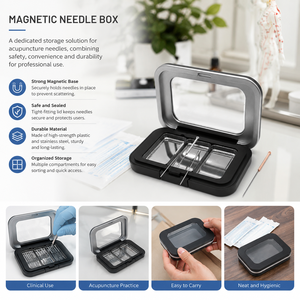 Caja Magnética Degao con Imanes Potentes para Almacenamiento Seguro de Agujas de Jeringa y Piezas Metálicas Afiladas - Product Image 2