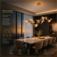 Lustre en verre artisanal de luxe en forme de branche d'arbre, LED, hauteur réglable, protection oculaire, suspension moderne, luminaire suspendu pour villa, hôtel, salon