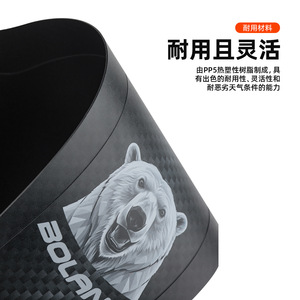 Guardabarros para Bicicleta Bolany, Negro, Impermeable, para Bicicletas de Montaña - Product Image 2