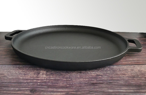 Molde para <span class=keywords><strong>Pizza</strong></span> de Hierro Fundido de 16 Pulgadas, Apto para Horno - Product Image 6