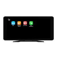 Enregistreur vidéo en boucle AHD Full HD 1080P 4 canaux 10,36 pouces avec écran IPS pour voiture, camion, camping-car, remorque à benne basculante - Boîte noire mobile MP5 DVR