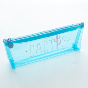 Nuovo design carino custom all'ingrosso PVC nero custodia con cerniera <span class=keywords><strong>per</strong></span> <span class=keywords><strong>ragazze</strong></span> - Product Image 3