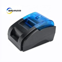 Imprimante Thermique Bluetooth Sans Fil de Bureau 58 mm, Sans Encre, pour Reçus USB 58 mm