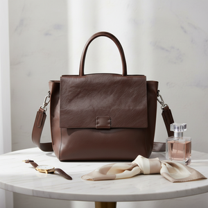 Bolsos de Mano de Cuero Genuino para Mujer, Bolsos de Hombro de Gran Capacidad, Diseño de Moda, Personalizados, Venta al Por Mayor de Fábrica - Product Image 1