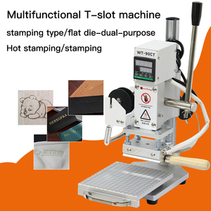 Máy ép nhiệt ép nổi kỹ thuật số WT 90DS, dùng cho ép kim nóng lên thẻ PVC, da, bút chì, giấy - Product Image 3