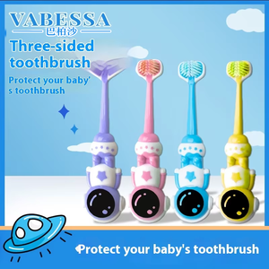 <span class=keywords><strong>Cepillo</strong></span> de <span class=keywords><strong>Dientes</strong></span> Infantil VABESSA con Diseño 3D de Astronauta de Dibujos Animados, <span class=keywords><strong>Cepillo</strong></span> de <span class=keywords><strong>Dientes</strong></span> con Mango de Dibujos Animados para Niños - Product Image 4