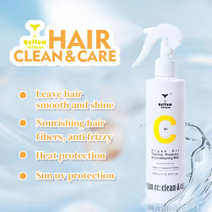 Etiqueta privada Argan Oil Shine Anti Frizz spray <span class=keywords><strong>para</strong></span> <span class=keywords><strong>el</strong></span> <span class=keywords><strong>cabello</strong></span> Protección contra <span class=keywords><strong>el</strong></span> <span class=keywords><strong>calor</strong></span> UV Reparación suave Acondicionador <span class=keywords><strong>de</strong></span> doble capa Niebla - Product Image 6