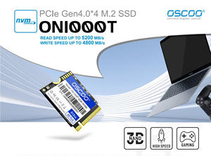 OSCOO工厂直销M.<span class=keywords><strong>2</strong></span> NVMe pcie 4.0*4固态硬盘新256gb 512gb 1tb 2tb 3D薄层液晶NAND闪存台式机内部固态硬盘 - Product Image 2