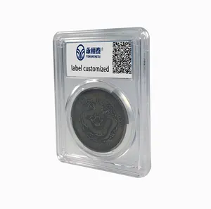 coin holder slab used to grading/ collect box/coin capsule Ultrasonic machine is required for sealing