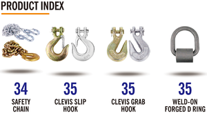 1BJY-DR-10 Piezas y accesorios de remolque Carga máxima 26500LBS Anillo en D forjado con soldadura de remolque - Product Image 6