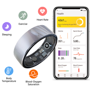 High-end Smart Ring Monitoramento Detecção de Pressão Arterial Ios Ring Smart - Product Image 1