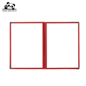 पुस्तक शैली फोल्डेबल बैग क्रिस्टल स्पष्ट मुद्रण जेब प्लास्टिक आस्तीन pvc कस्टम रंग और बनावट 8.5x14 इंच फिट बैठता है - Product Image 1