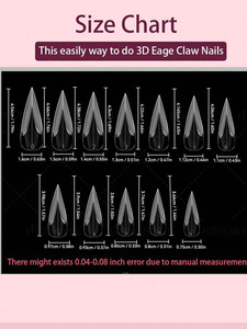 120 pièces 3D Stiletto <span class=keywords><strong>faux</strong></span> ongles conseils Transparent aigle <span class=keywords><strong>griffe</strong></span> presse sur les ongles couverture complète doux Gel Extension conseils moules - Product Image 3