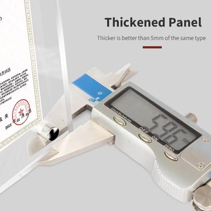 Miễn phí-đứng rõ ràng Acrylic giấy chứng nhận độ tà<span class=keywords><strong>i</strong></span> liệu ảnh khung ảnh vớ<span class=keywords><strong>i</strong></span> vít đứng cho Tabletop hiển thị - Product Image 6