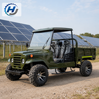 Mini camionnette à benne ouverte, caisse arrière utilitaire, vert olive, pour transport utilitaire